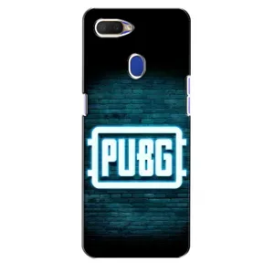 Чехол PUBG для Оппо А5с (AlphaPrint) (Лого PUBG)