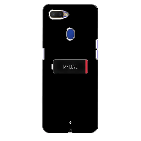 Чехол с принтом «Love battery» для OPPO A5s