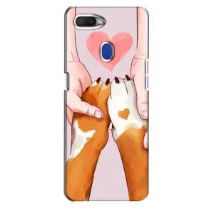 Чехлы с собаками для Oppo A5s (VPrint) (Любовь к собакам)