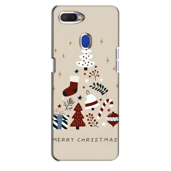 Чохол з принтом «Merry Christmas» для OPPO A5s