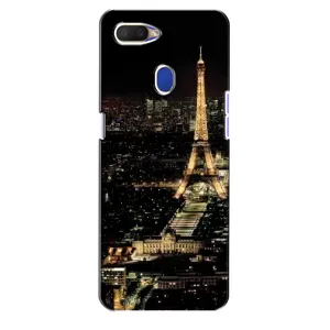 Чехол Эйфелева Башня для Oppo A5s - (AlphaPrint) (Ночной Париж)