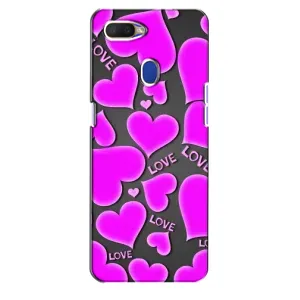 Чехлы для любимой на Оппо А5с (VPrint) (Pink hearts)