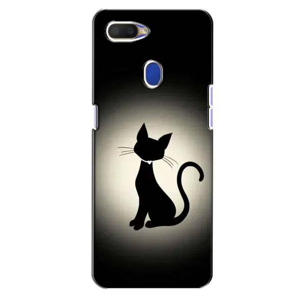 Чехол с принтом «Силуэт котика» для OPPO A5s
