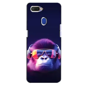 Чехол с Обезьянами Oppo A5s - (AlphaPrint) (Стильная обезьяна)
