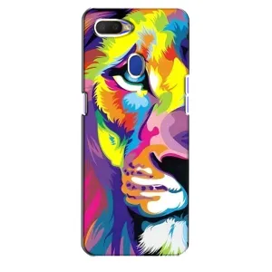 Чехол со Львом для Oppo A5s (VPrint) (Яркий Лев)