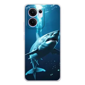 Чохол з картинкою 'Хижаки' для OPPO A5x 5G (Акула під водою)