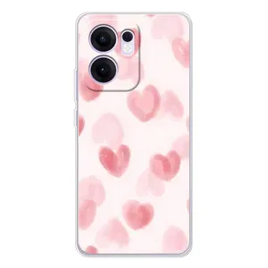 Чохол з розовим принтом для OPPO A5x 5G (Рожеві сердечки)