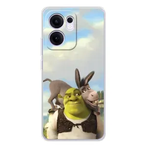 Чохол з мультфільмом Шрек на OPPO A5x 5G (Шрек та Осел)