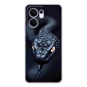 Чохол з картинкою 'Хижаки' для OPPO A5x 5G (Чорна змія)