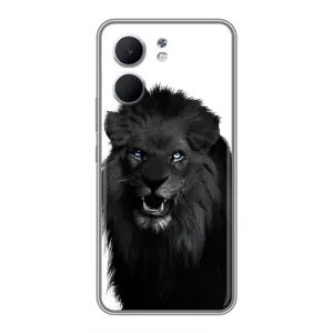 Чохли з картинкою животних OPPO A5x (Чорний ЛЕВ)