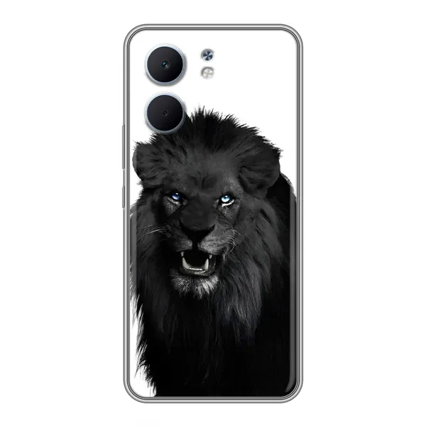 Чехол с принтом «Черный ЛЕВ» для OPPO A5x