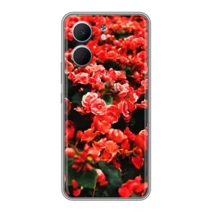 Чохли з квітами для OPPO A5x (VPrint) (Квіти червоні)