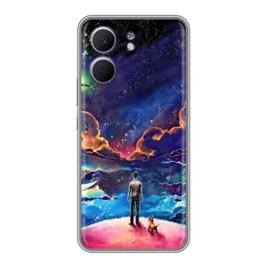 Космічні Чохли для Оппо А5х (VPrint) (Вид Галактики)