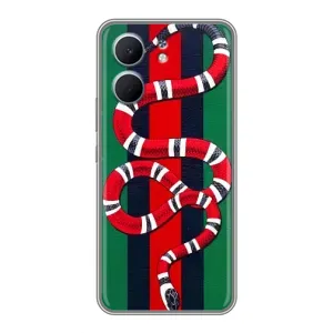 Чохли  GUCCI для Оппо А5х (AlphaPrint) (Gucci змія)