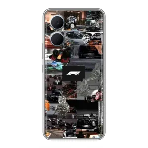 Чохол Формула1 на OPPO A5x (Гоночний колаж Ф1)
