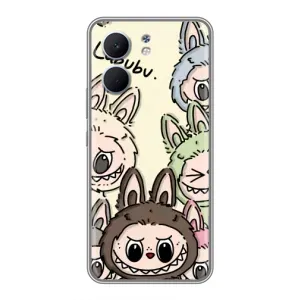 Чохол з Лабубу на OPPO A5x (Золота мавпа Bored Ape)