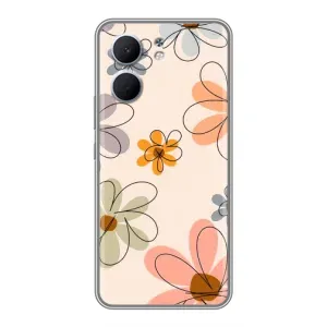Чехол с принтом «Разноцветные цветы» для OPPO A5x