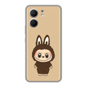 Чохол з Лабубу на OPPO A5x (Bored Ape в червоному)