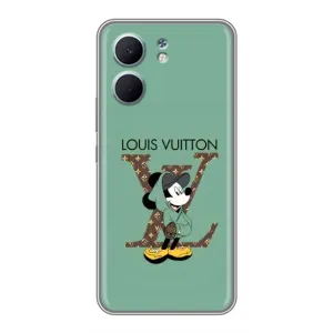 Чохли Луі Вітон для OPPO A5x (AlphaPrint - LOUIS VUITTON) (Міккі Маус LV)