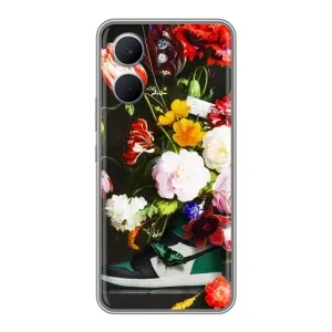 Бренднові Чохли для OPPO A5x - (PREMIUMPrint) (Nike цветы)