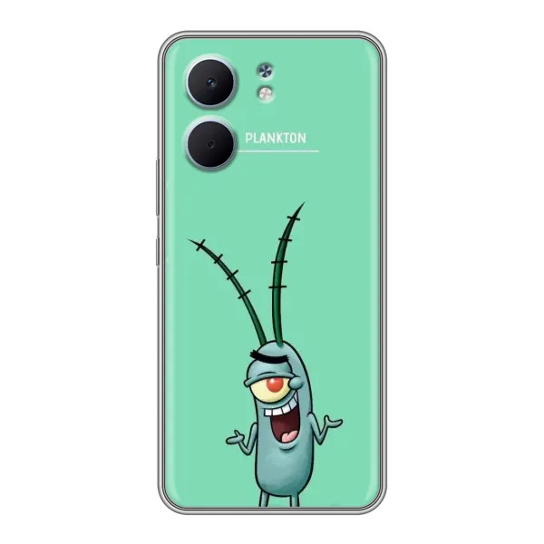 Чохол з принтом «Персонаж Планктон» для OPPO A5x Чохол з принтом «Персонаж Планктон» для OPPO A5x