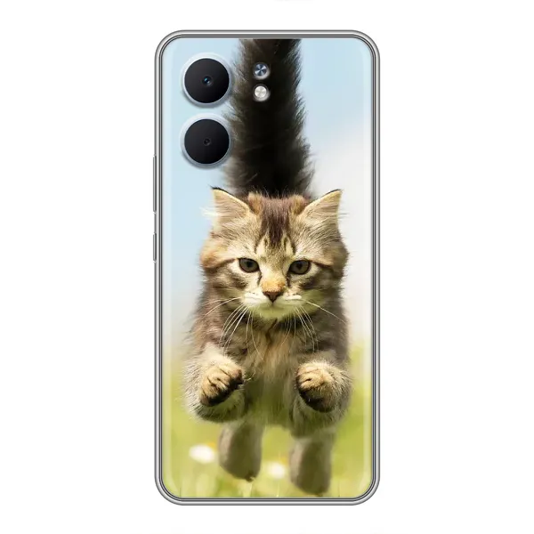 Чехол с принтом «Прыжок кота» для OPPO A5x