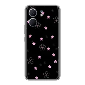 Чехол с розовым рисунком для OPPO A5x