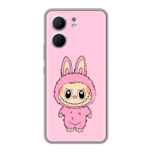 Чохол з Лабубу на OPPO A5x (Рожевий Лабубу)