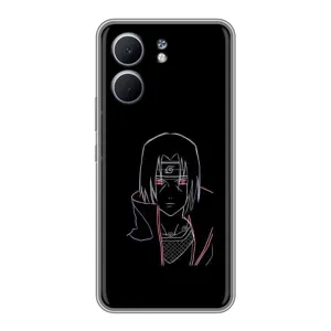 Чохли на тему: Ітачи Учіха для OPPO A5x (AlphaPrint) (силует Ітачі)