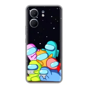 Чохли Амонг Ас для OPPO A5x (AlphaPrint) (Скіни в космосі)