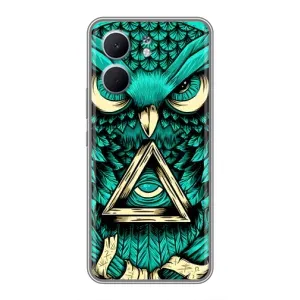 Чохол з пташками на OPPO A5x (VPrint) (Сова з оком)
