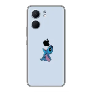 Чохол з принтом Стіч на OPPO A5x (Stitch apple)