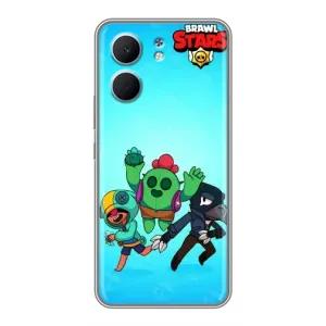 Чехлы Brawl Stars для OPPO A5x (AlphaPrint) (Тріо героїв)