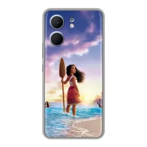 Чохол з мультфільмом Ваяна OPPO A5x (Моана з веслом)