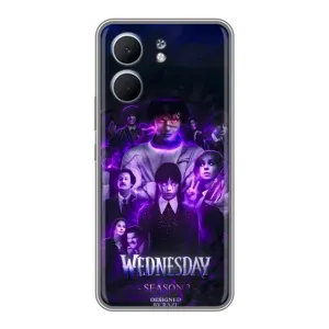 Чохол з дизайном Венздей 2 на OPPO A5x (Фіолетова магія Венздей)