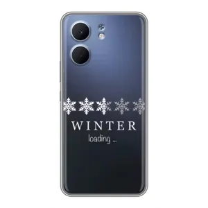 Зимні Чохли для Оппо А5х - прозорий фон (Winter loading)