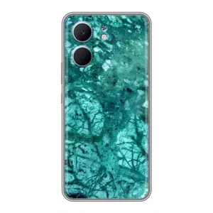 Мраморний чехол на OPPO A5x (VPrint) (Зелений мрамор)