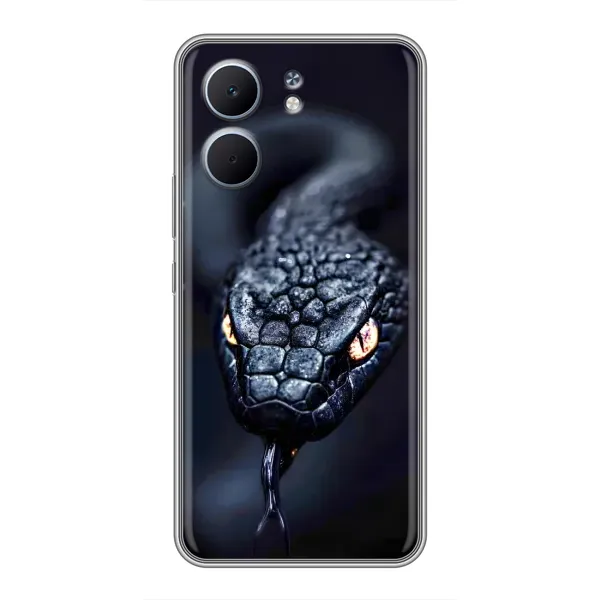 Чохол з принтом «Чорна змія» для OPPO A5x