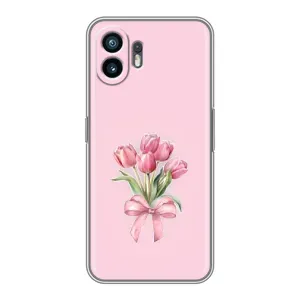 Чехол с розовым рисунком для OPPO A6 Pro 5G (Букет цветов)