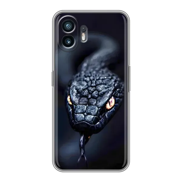 Чехол с принтом «Черная змея» для OPPO A6 Pro 5G Чехол с принтом «Черная змея» для OPPO A6 Pro 5G