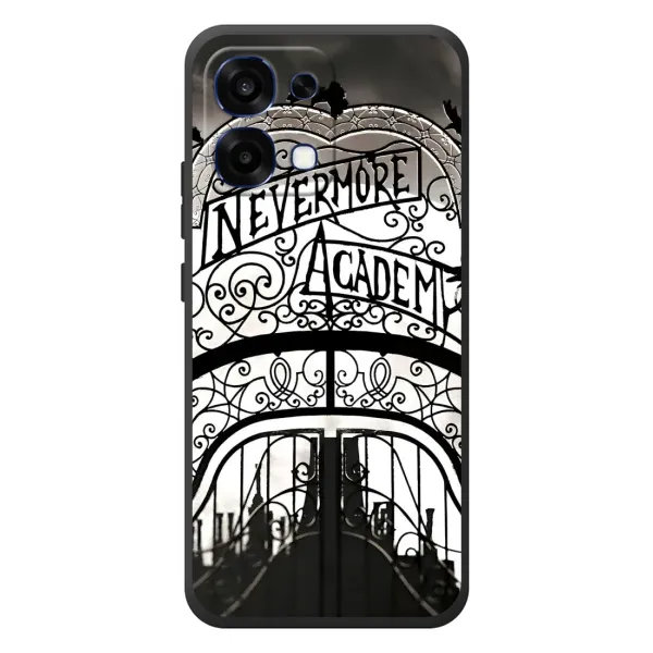 Чехол с принтом «Ворота Академии Невермор» для OPPO A6 Pro