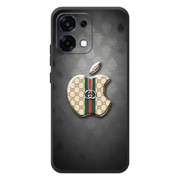 Чохол з принтом «Apple gucci» для OPPO A6 Pro