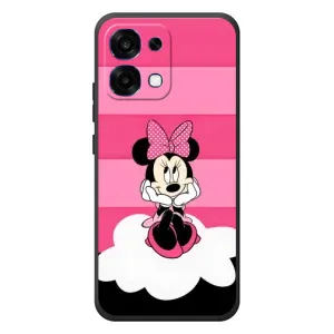 Міккі Маус чохол для OPPO A6 Pro (AlphaPrint - Мультяшні) (Дівчинка Maus)