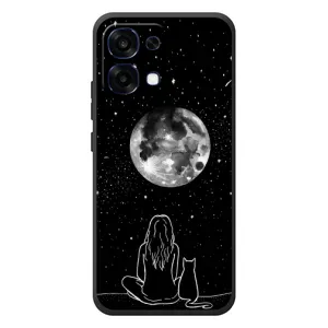 Чехол с рисунком кот на OPPO A6 Pro