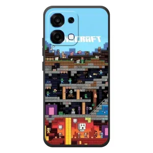 Чехол Майнкрафт на OPPO A6 Pro (AlphaPrint) Minecraft