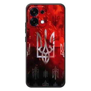 Украинские Чехлы для OPPO A6 Pro с картинкой УПА (AlphaPrint) (ГЕРБ УПА)