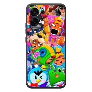 Чехлы Brawl Stars для OPPO A6 Pro (AlphaPrint) (Герои Бравл Старс)