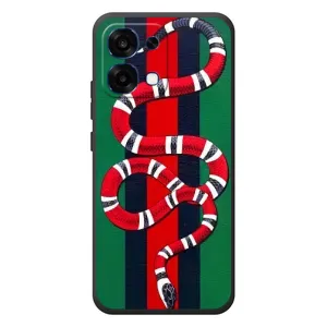 Чохли  GUCCI для OнPO A6  Про (AlphaPrint) (Gucci змія)