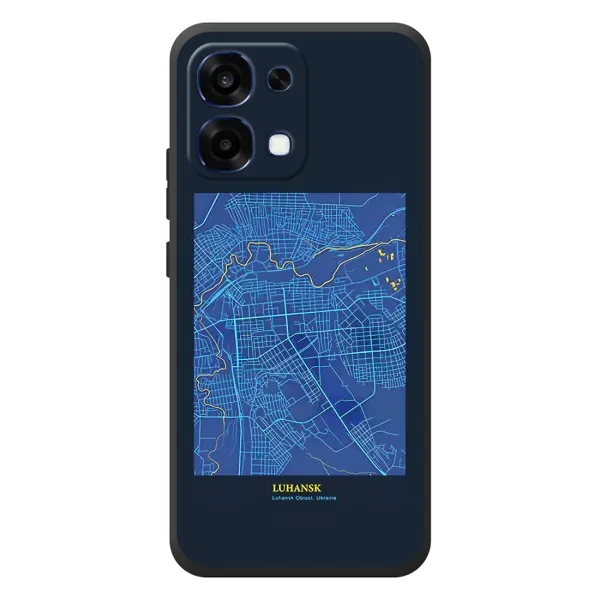 Чохол з принтом «Луганськ» для OPPO A6 Pro
