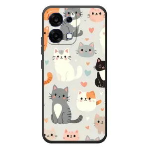 Чохол з малюнком кіт на OPPO A6 Pro (Колаж котів)